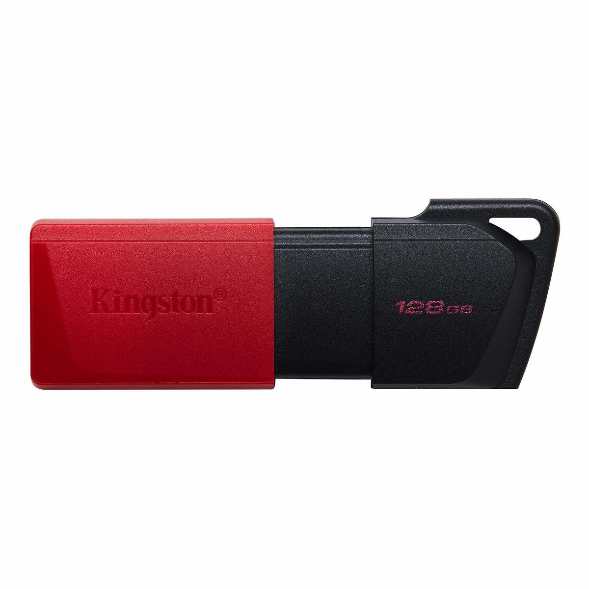 Memoria USB Kingston Exodia M Llavero Rojo Negro 128 GB