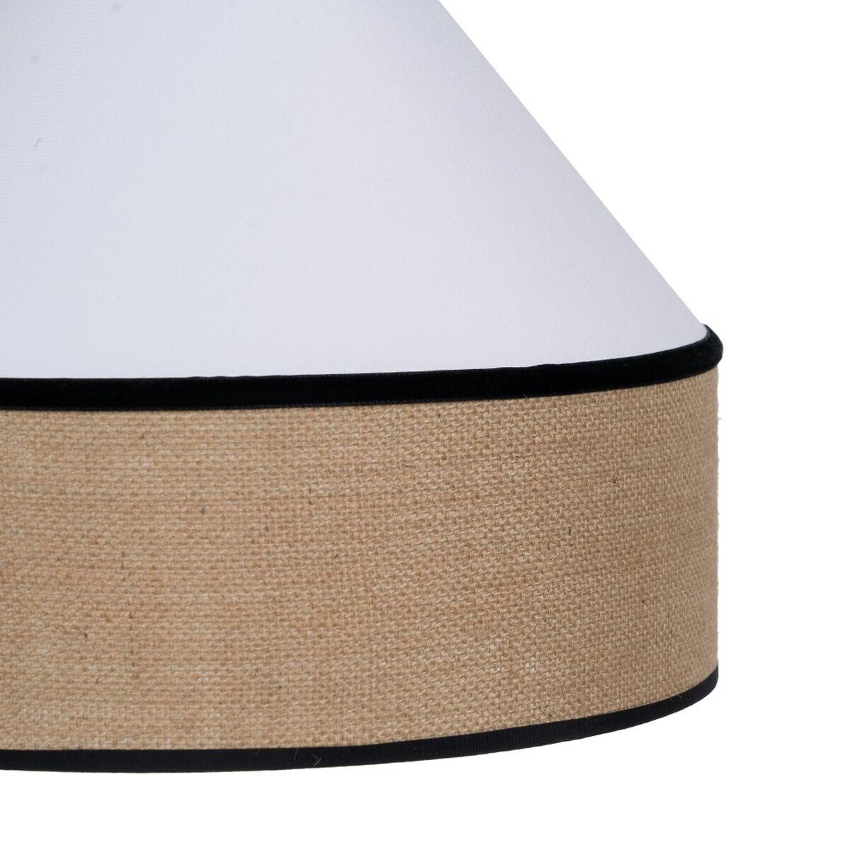 Lámpara de Techo Blanco Negro Natural Hierro Plástico 220-240 V 30 x 30 x 25 cm