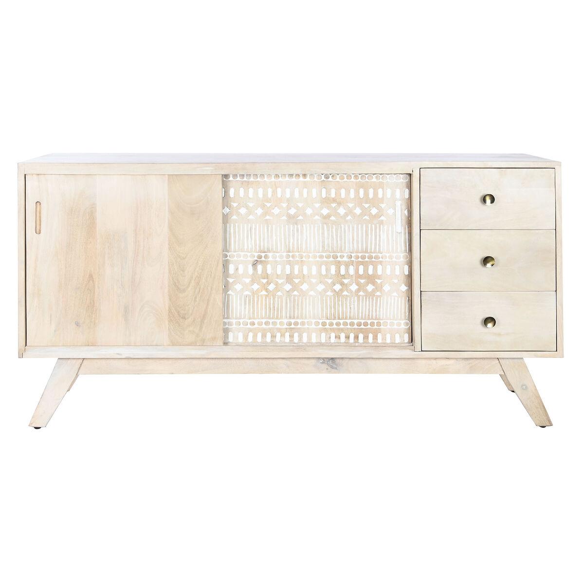 Aparador DKD Home Decor Blanco Natural Madera de mango 145 x 42 x 75 cm