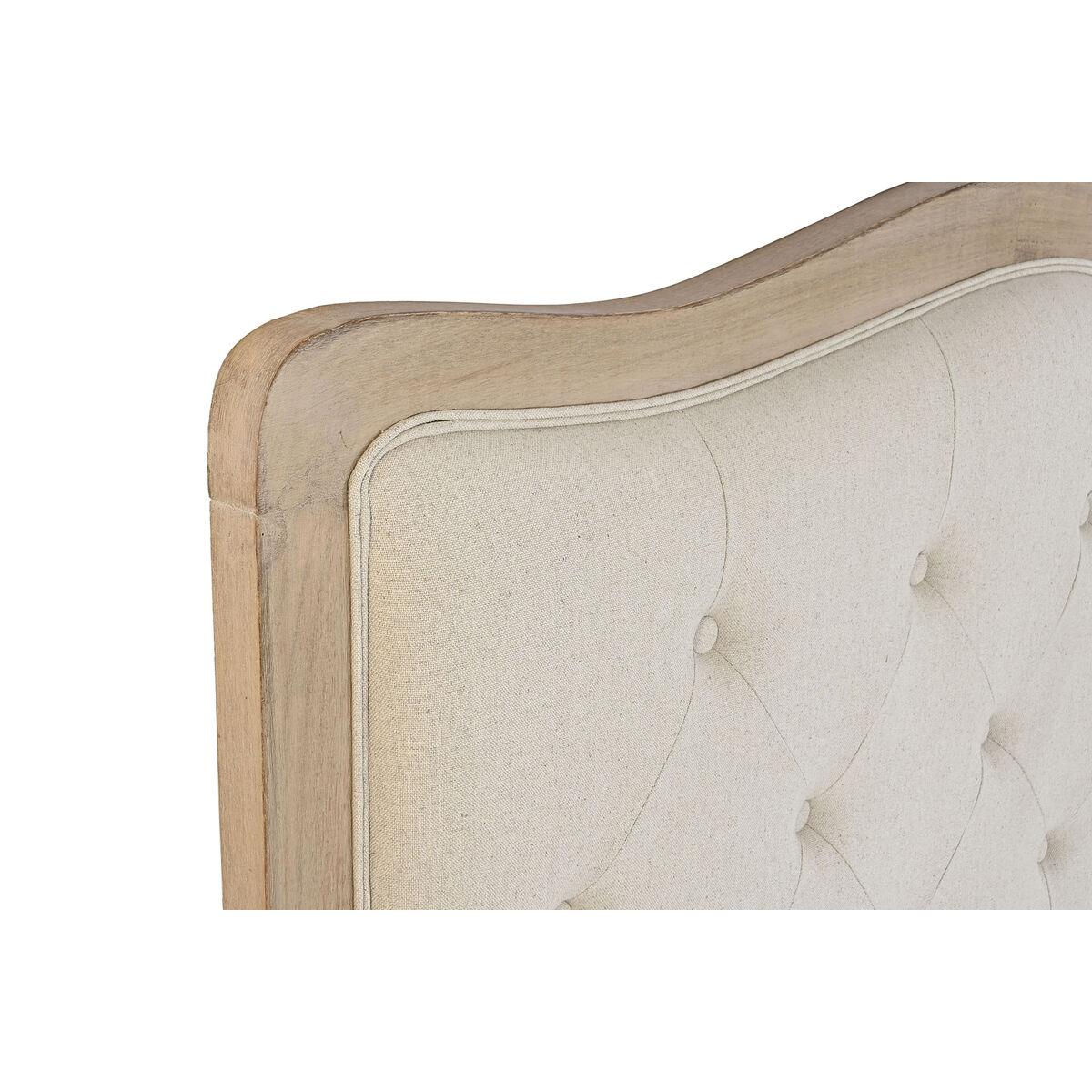 Cabecero de Cama DKD Home Decor Beige Madera de caucho 160 x 10 x 120 cm