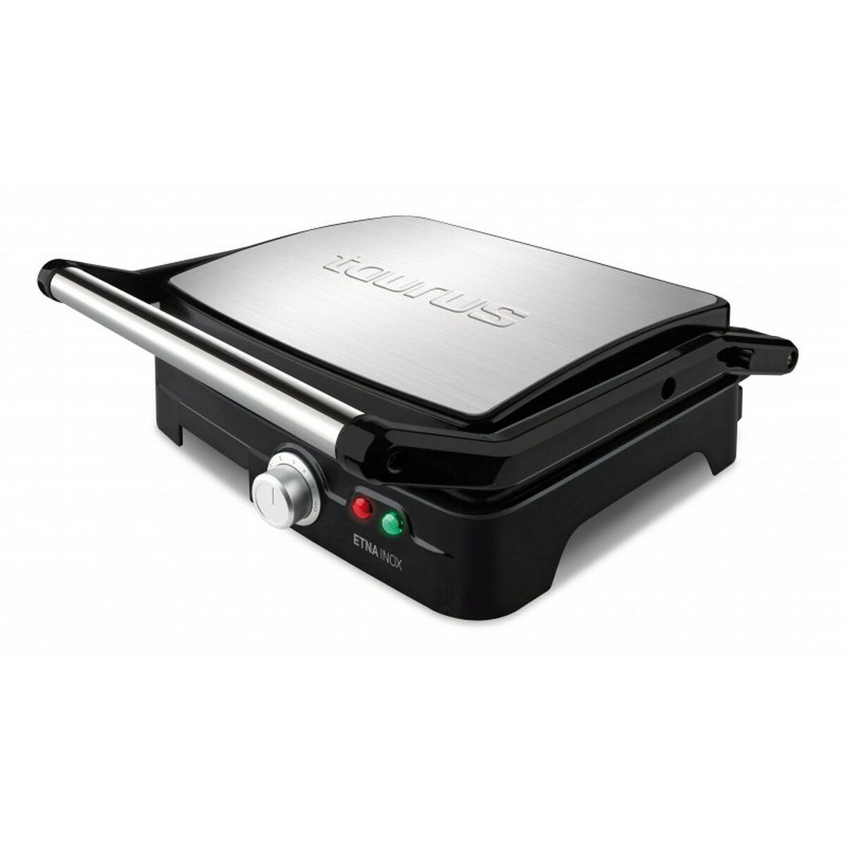Plancha Grill Taurus Etna Inox Negro 2200 W