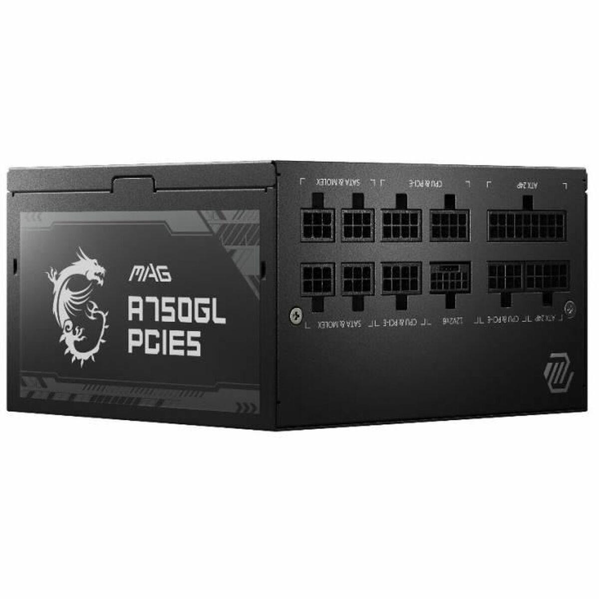 Fuente de Alimentación MSI Mag A750GL PCIe5 750 W 110 W 80 Plus Gold