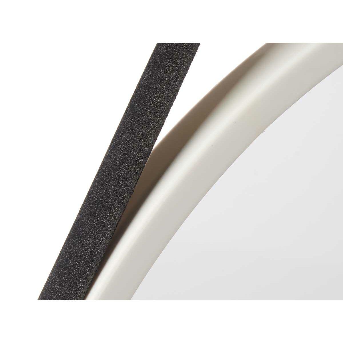 Espejo de pared 1270 Blanco Negro 45 x 45 x 3 cm Círculo (4 Unidades)