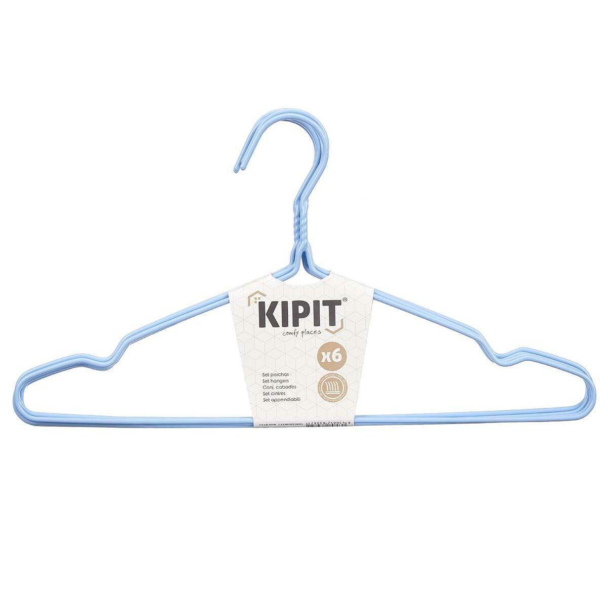 Juego de Perchas Kipit 29100193 Metal Silicona 40 x 21 x 0,5 cm (24 Unidades)