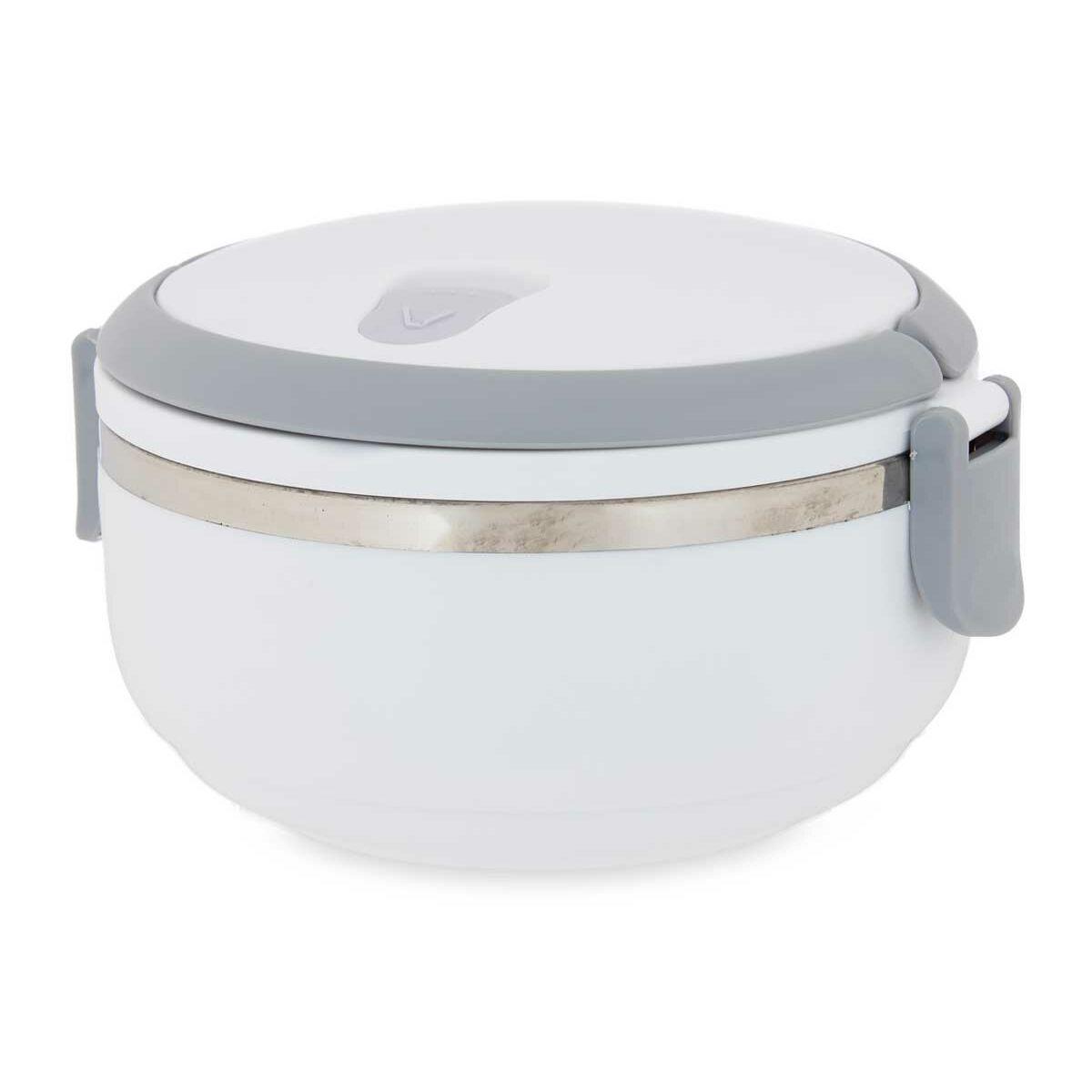 Fiambrera Redonda con Tapa Plástico 700 ml (12 Unidades)