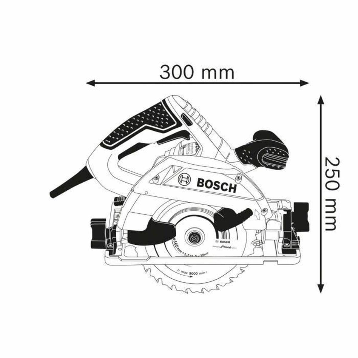 Sierra circular BOSCH Professional GKS 55+G 1200 W