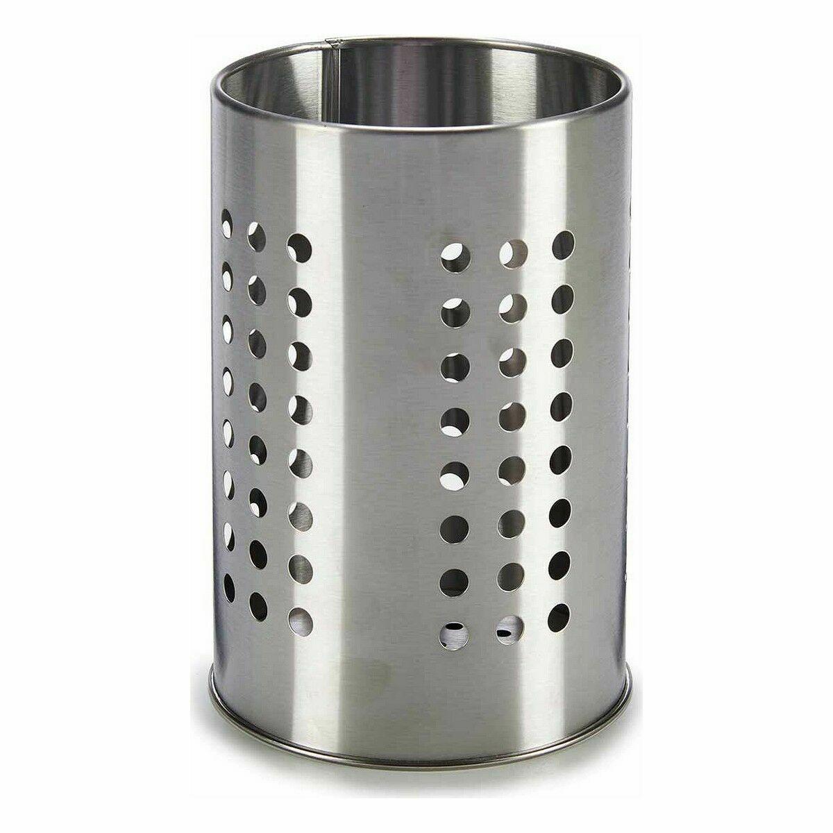 Escurridor para Cubiertos Kinvara W3978K-1 Plateado Acero Inoxidable 12 x 17,6 x 12 cm (12 Unidades)