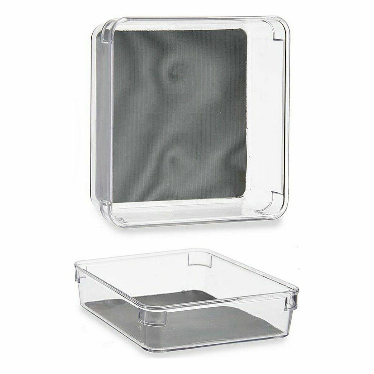 Organizador de Cajones Kinvara W623312 Gris Plástico reciclado 16 x 4,5 x 16 cm (24 Unidades)
