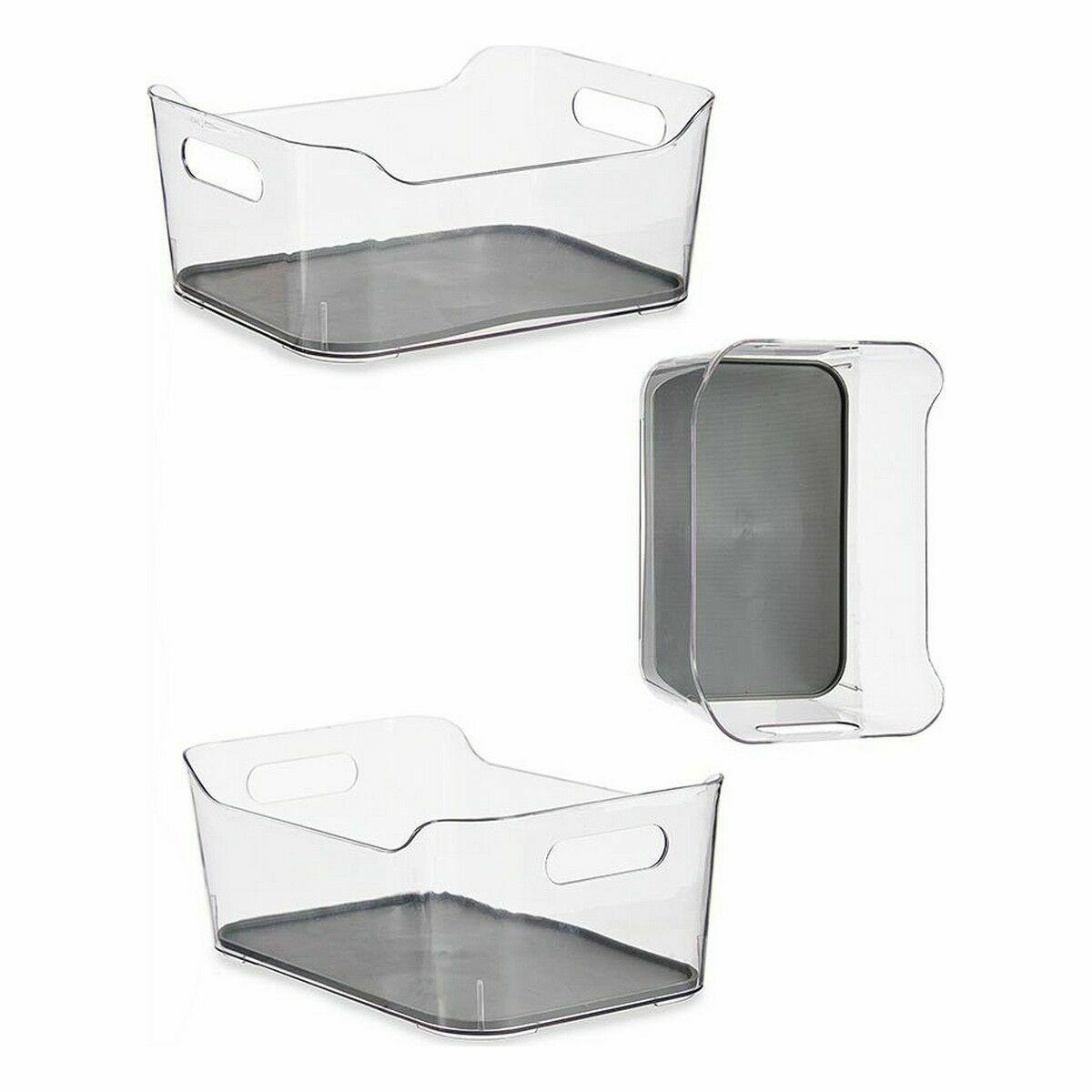 Organizador de Cajones Kinvara W623318 Gris Plástico reciclado 17 x 10,5 x 24,5 cm (12 Unidades)