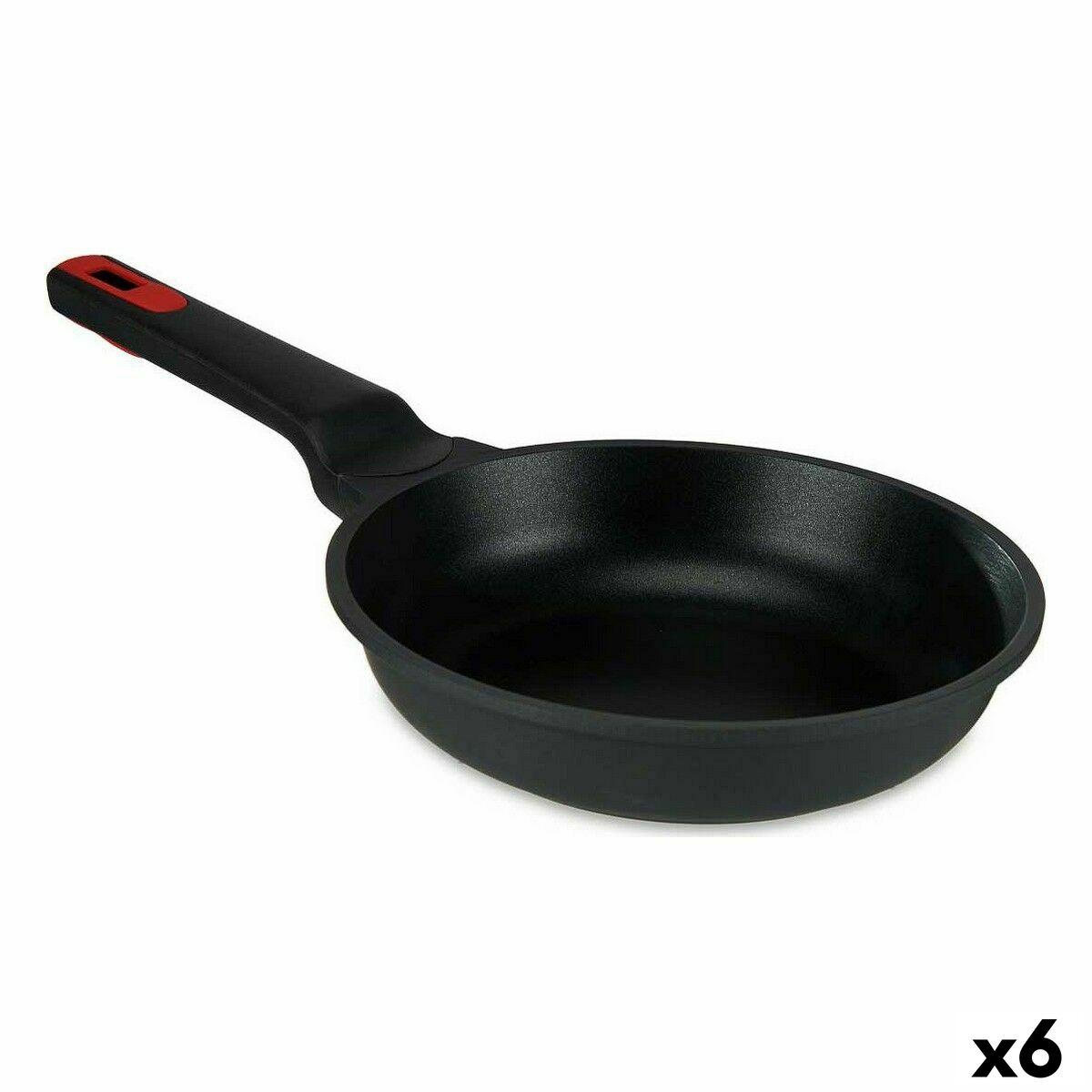 Sartén Kinvara 77776 Negro Aluminio Baquelita Ø 22 cm (6 Unidades)