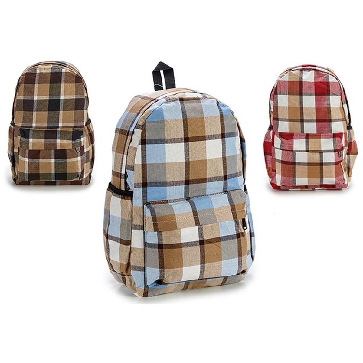 Mochila Escolar Pincello AR1903644 13 x 45 x 31 cm Cuadros (12 Unidades)