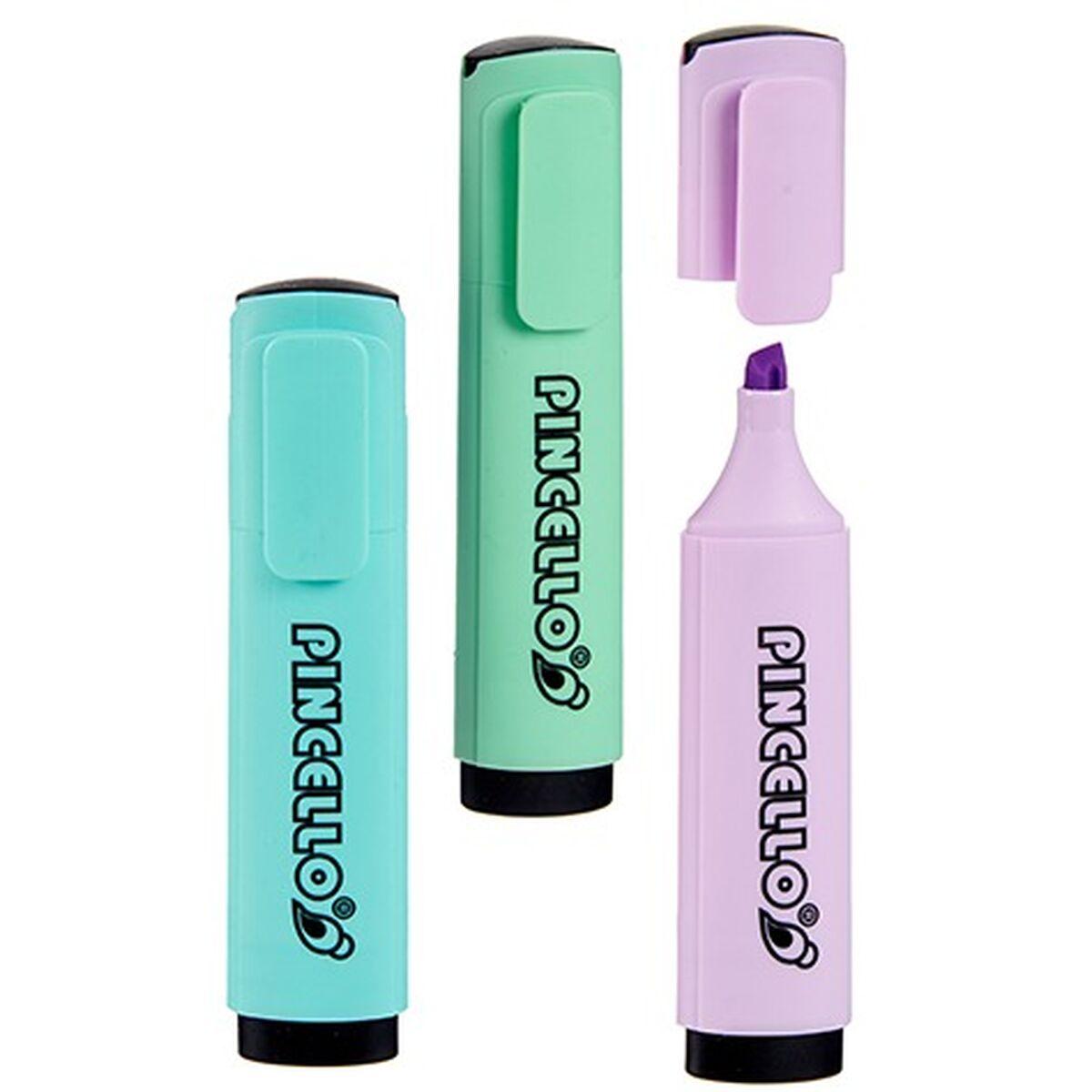 Marcador Fluorescente Pincello AR1807536 Pastel (72 Unidades)