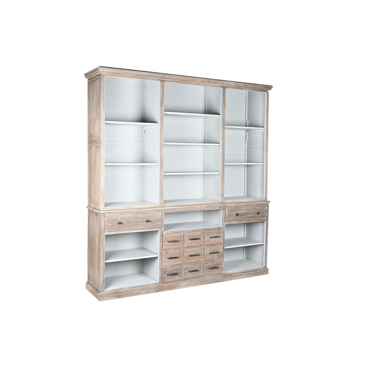 Estantería DKD Home Decor Gris Natural Madera de mango 220 x 45 x 230 cm