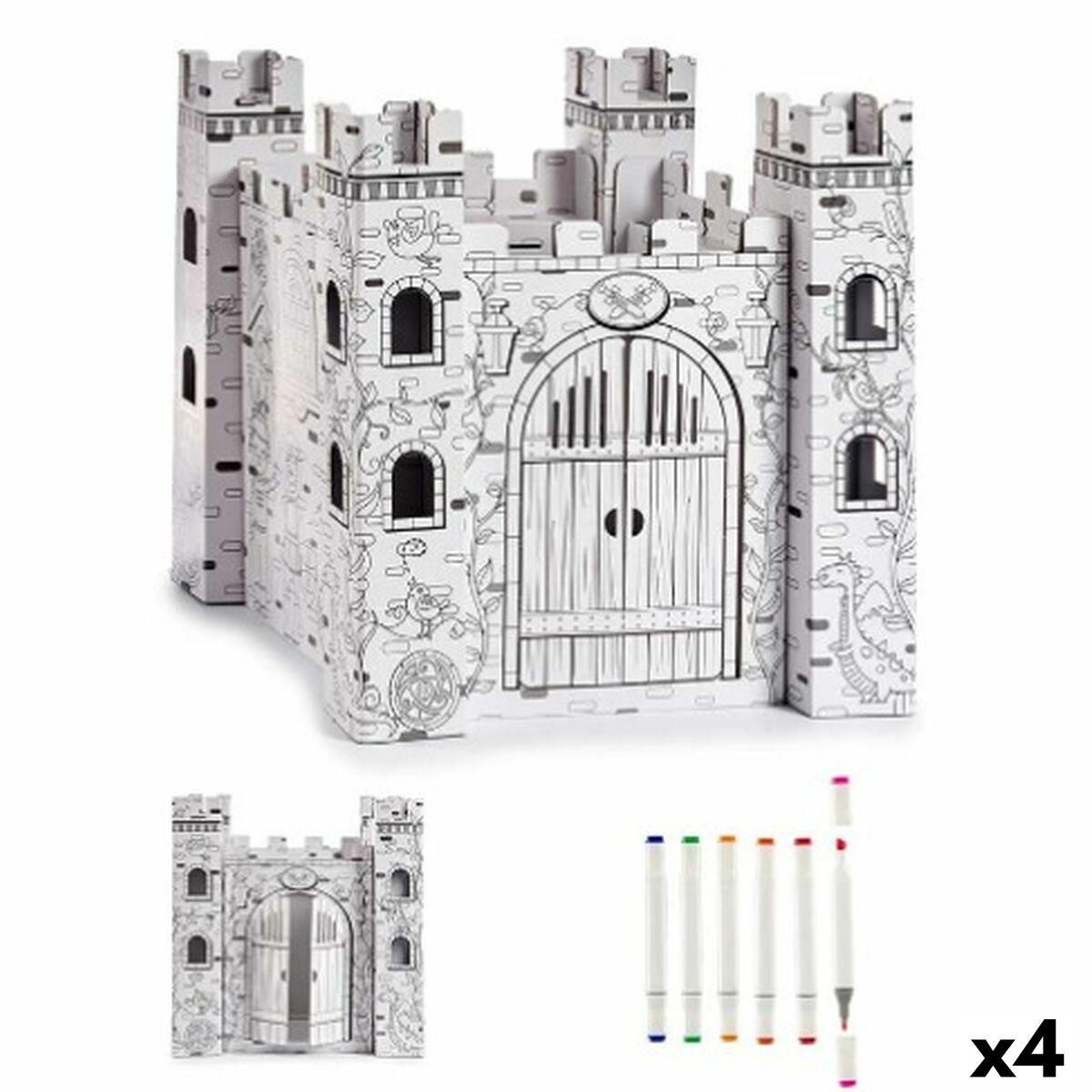Juego de Manualidades con Papel Pincello CV20983 Castillo (4 Unidades)