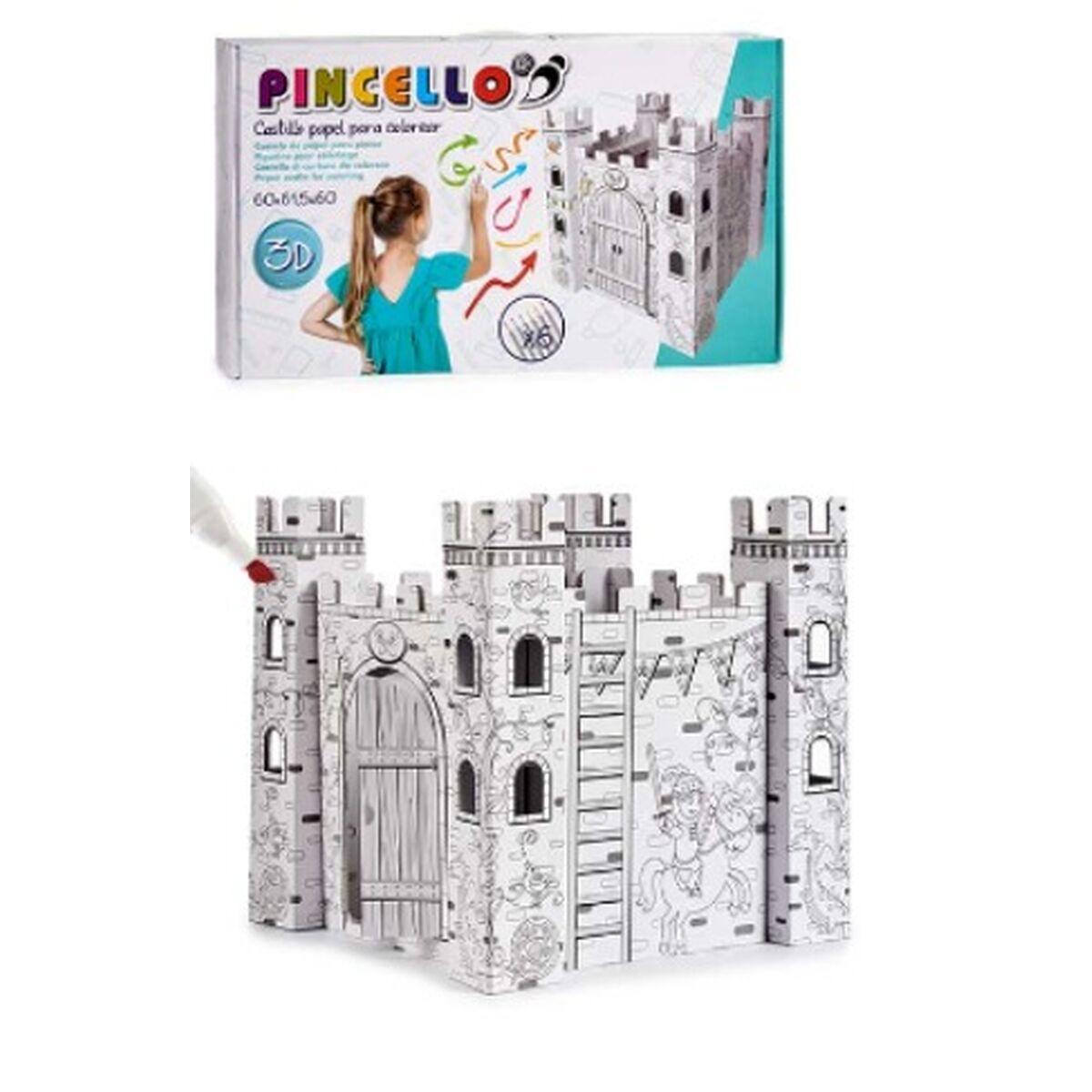 Juego de Manualidades con Papel Pincello CV20983 Castillo (4 Unidades)