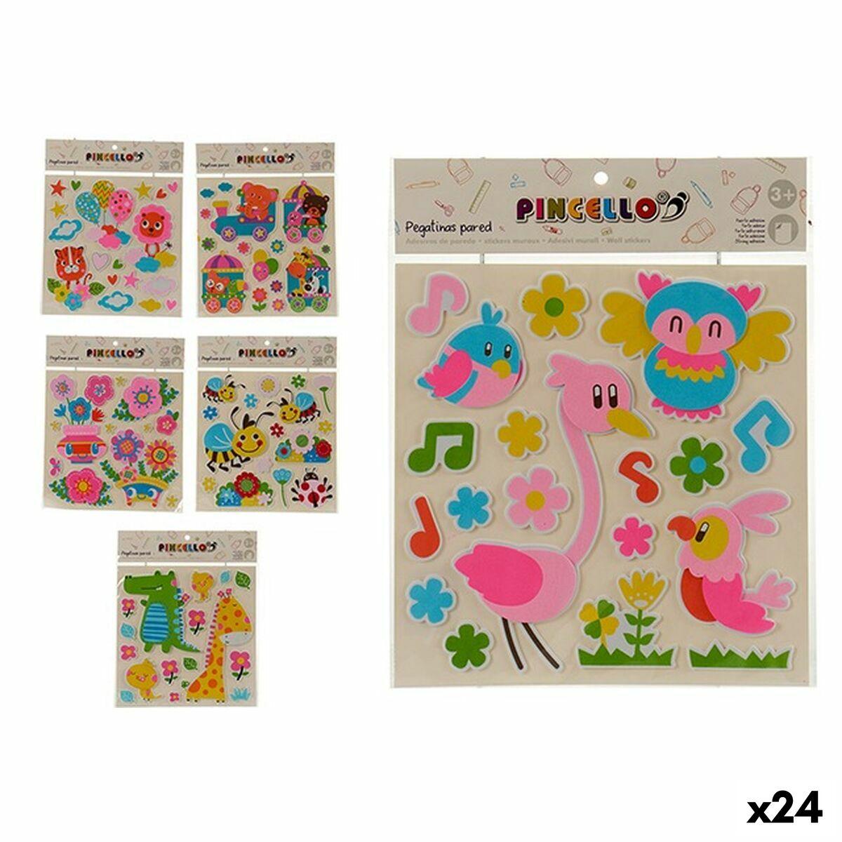 Pegatinas Pincello AR1810171 Multicolor 32 x 1 x 38 cm (24 Unidades)