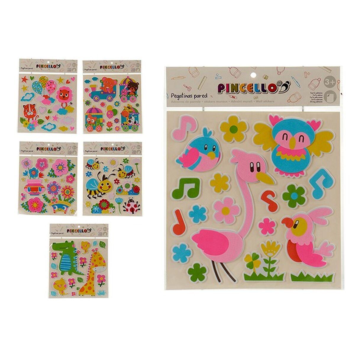 Pegatinas Pincello AR1810171 Multicolor 32 x 1 x 38 cm (24 Unidades)