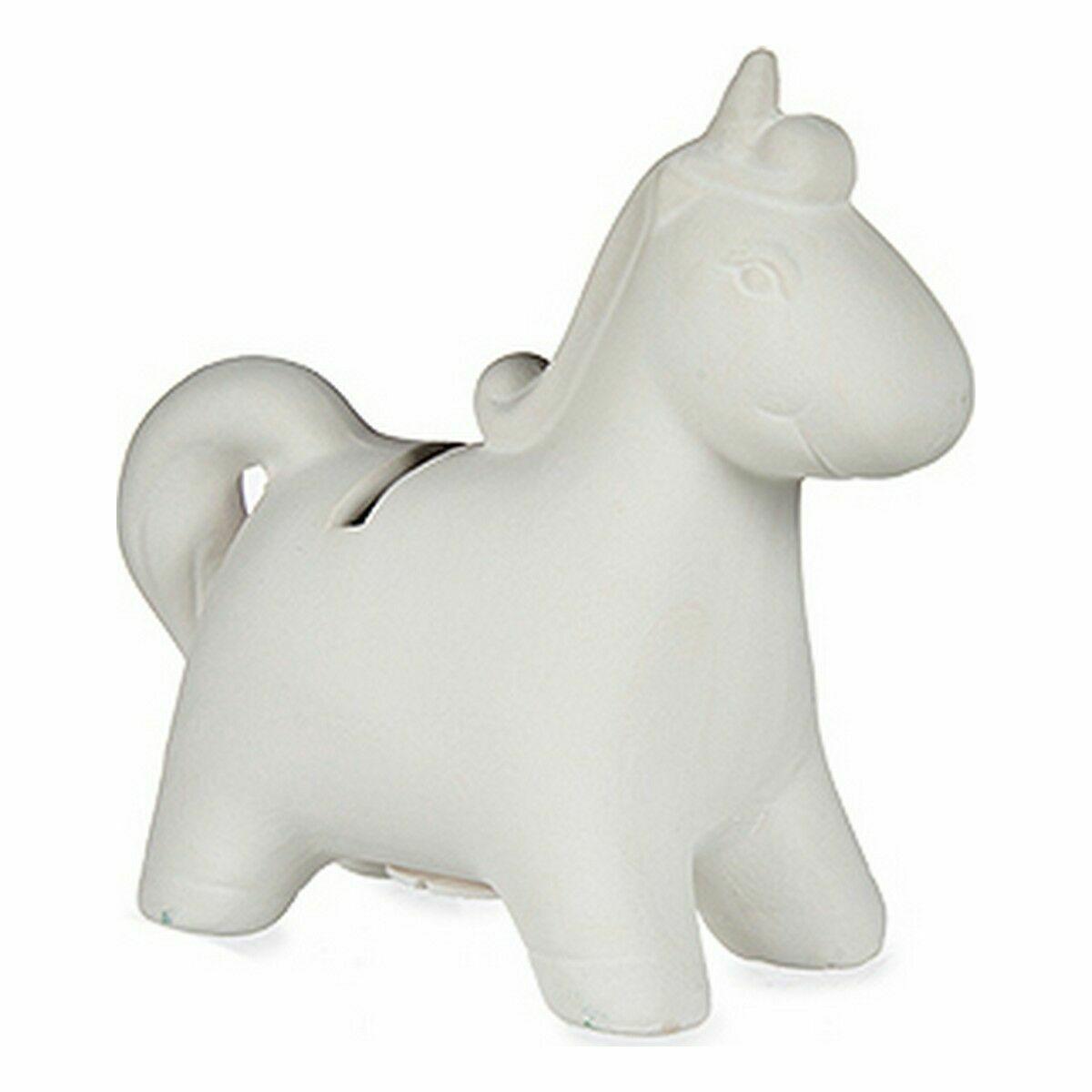 Hucha para Pintar Pincello 87766 Cerámica Unicornio 6,4 x 13 x 14 cm (12 Unidades)