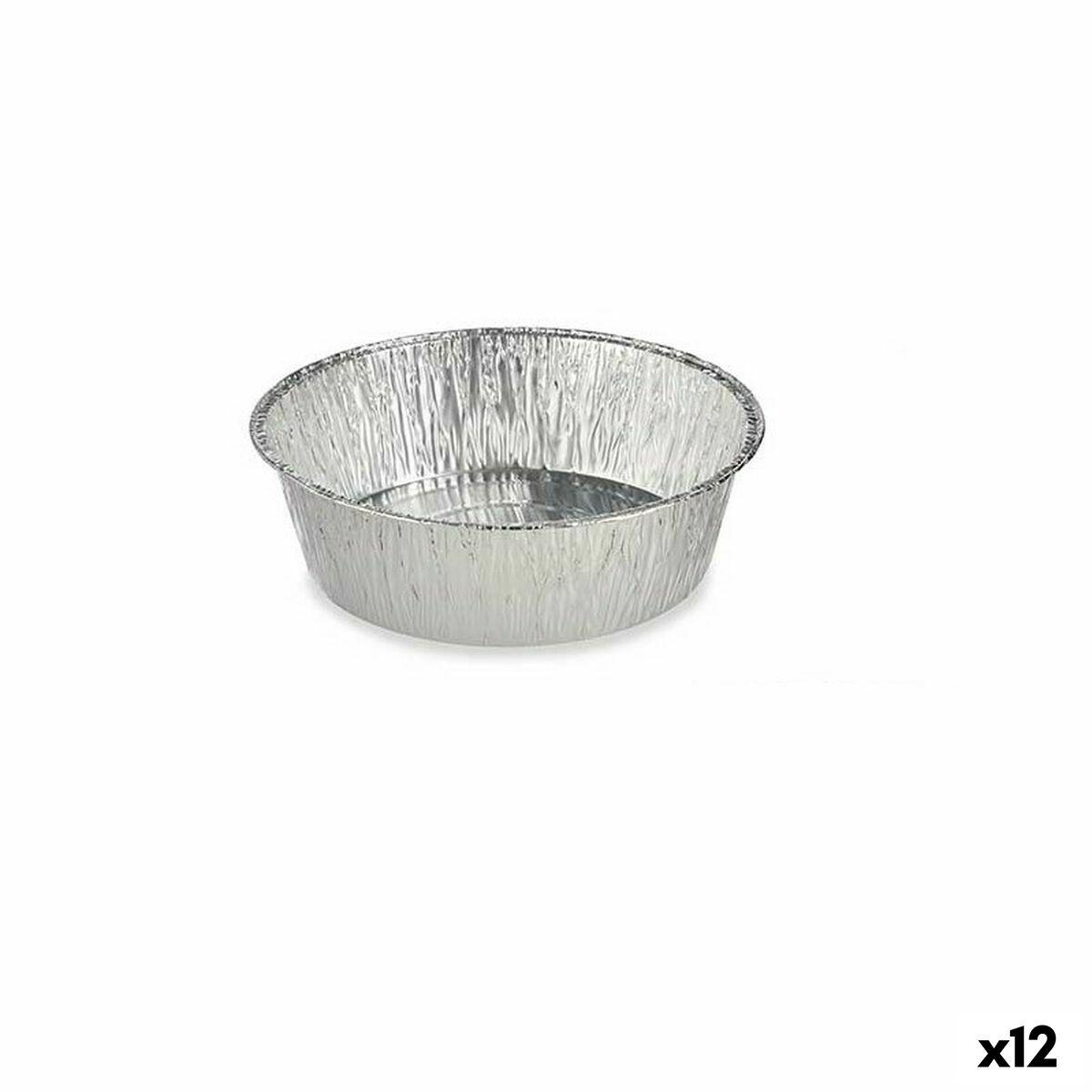 Set de bandejas para Alimentos Kinvara 30287 Desechable Redondo 12 Unidades