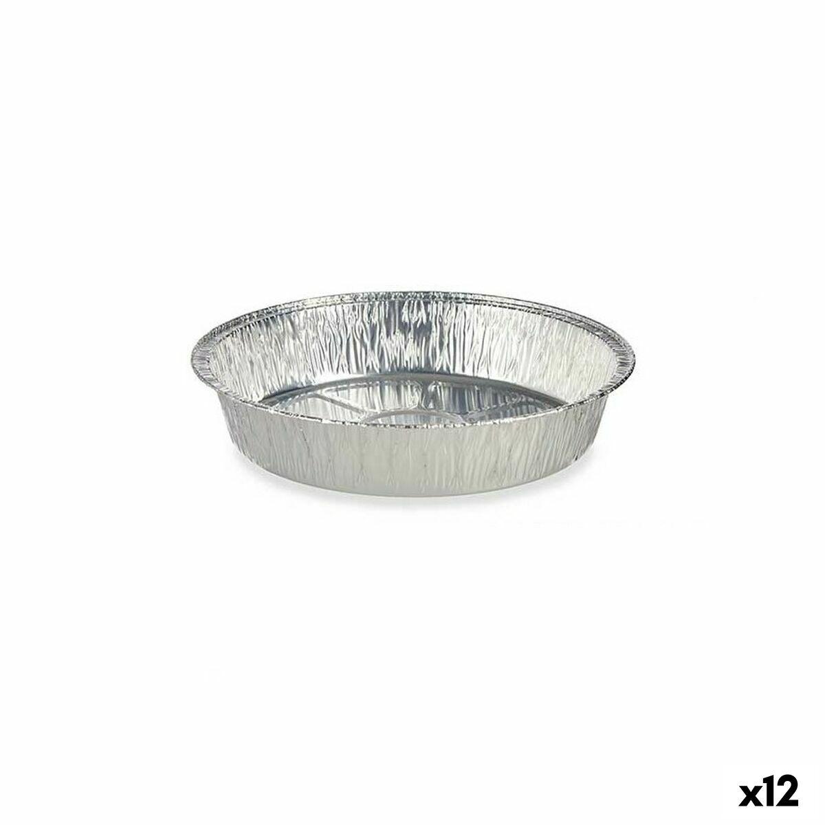 Set de bandejas para Alimentos Kinvara 30268 Desechable Redondo 12 Unidades