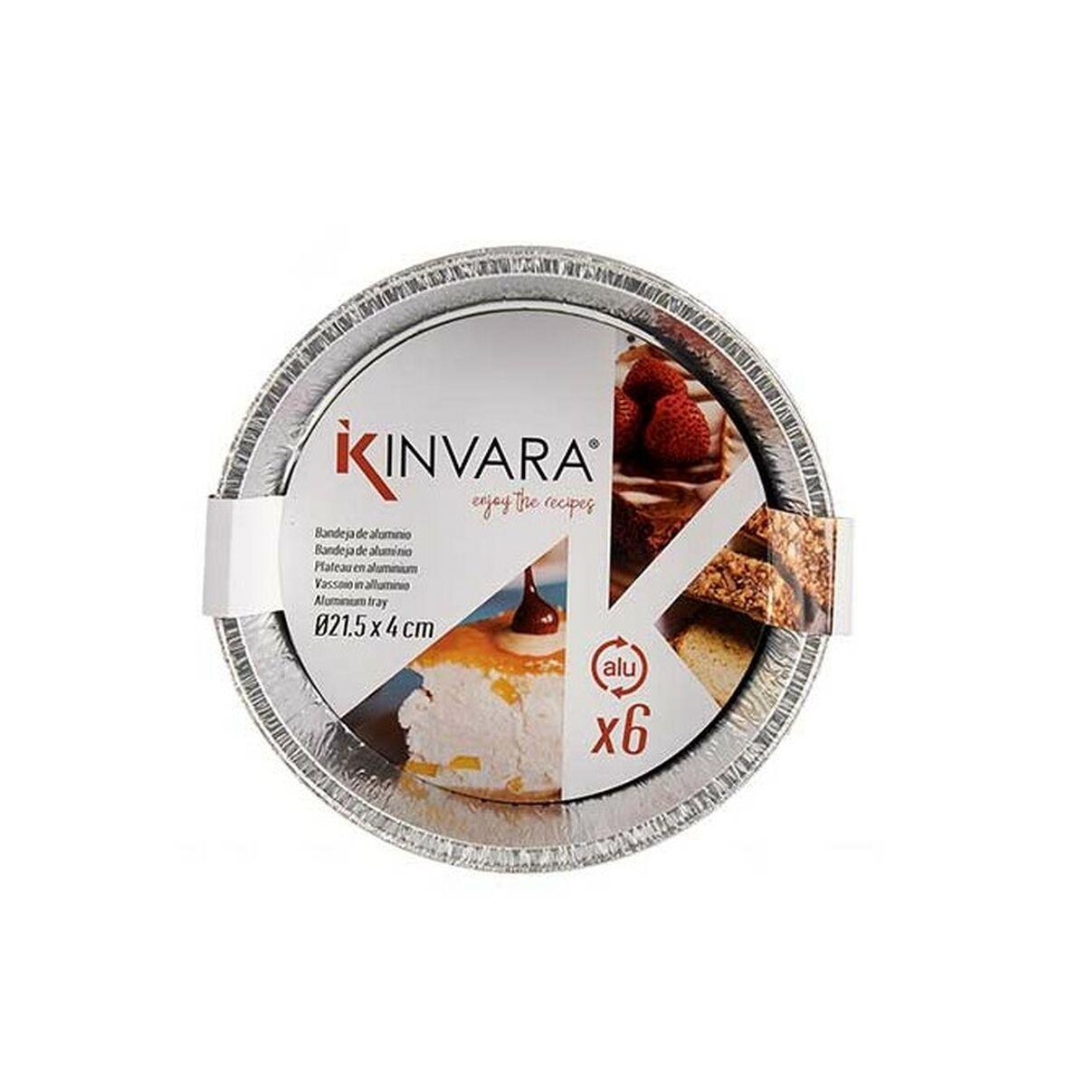 Set de bandejas para Alimentos Kinvara 30268 Desechable Redondo 12 Unidades