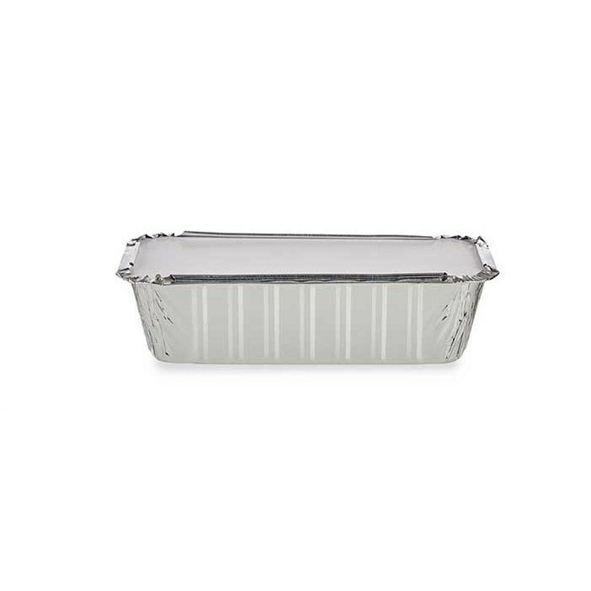 Set de bandejas para Alimentos Kinvara 16153 Desechable Con Tapa 12 Unidades