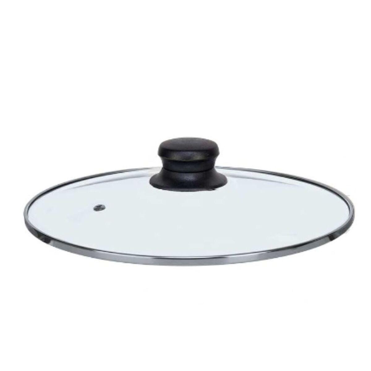 Tapa para Olla Kinvara CN-SW1304-22CM Transparente Plateado Cristal 22 cm (12 Unidades)