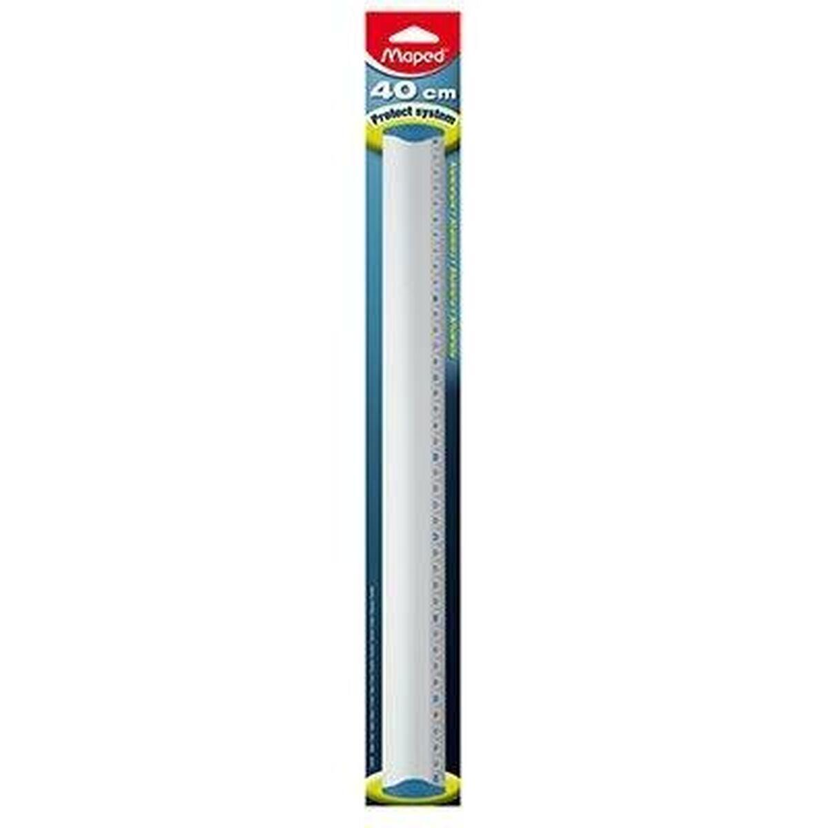 Regla Maped Aluminio 40 cm (8 Unidades)