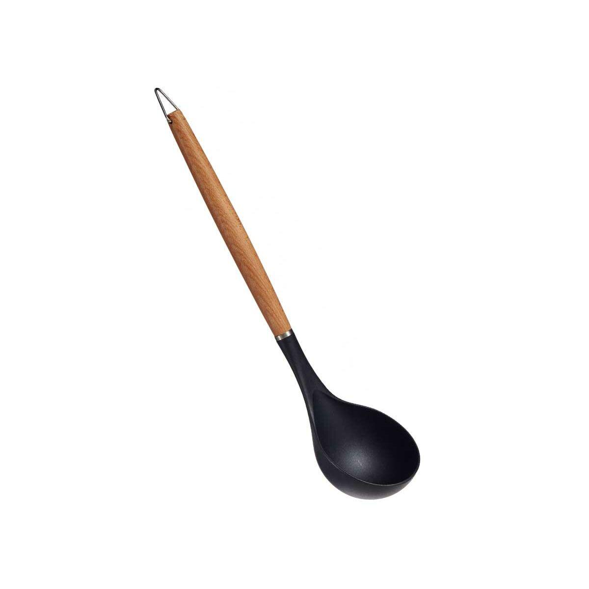 Cucharón Kinvara HW428013 Negro Madera de haya 8 x 3 x 32,5 cm (48 Unidades)