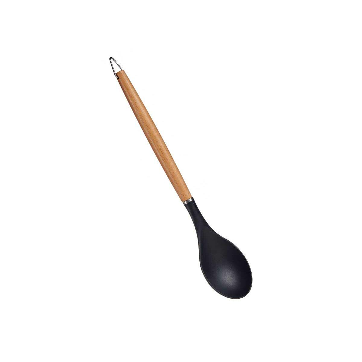 Cucharón Kinvara HW428012 Negro Madera de haya 7 x 2 x 32,5 cm (48 Unidades)