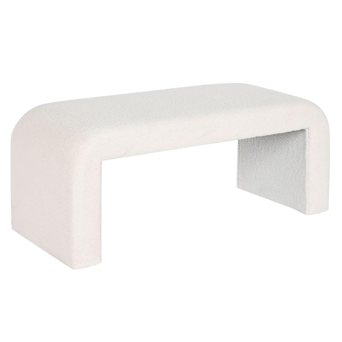 Banqueta DKD Home Decor Blanco 112 x 42 x 44 cm