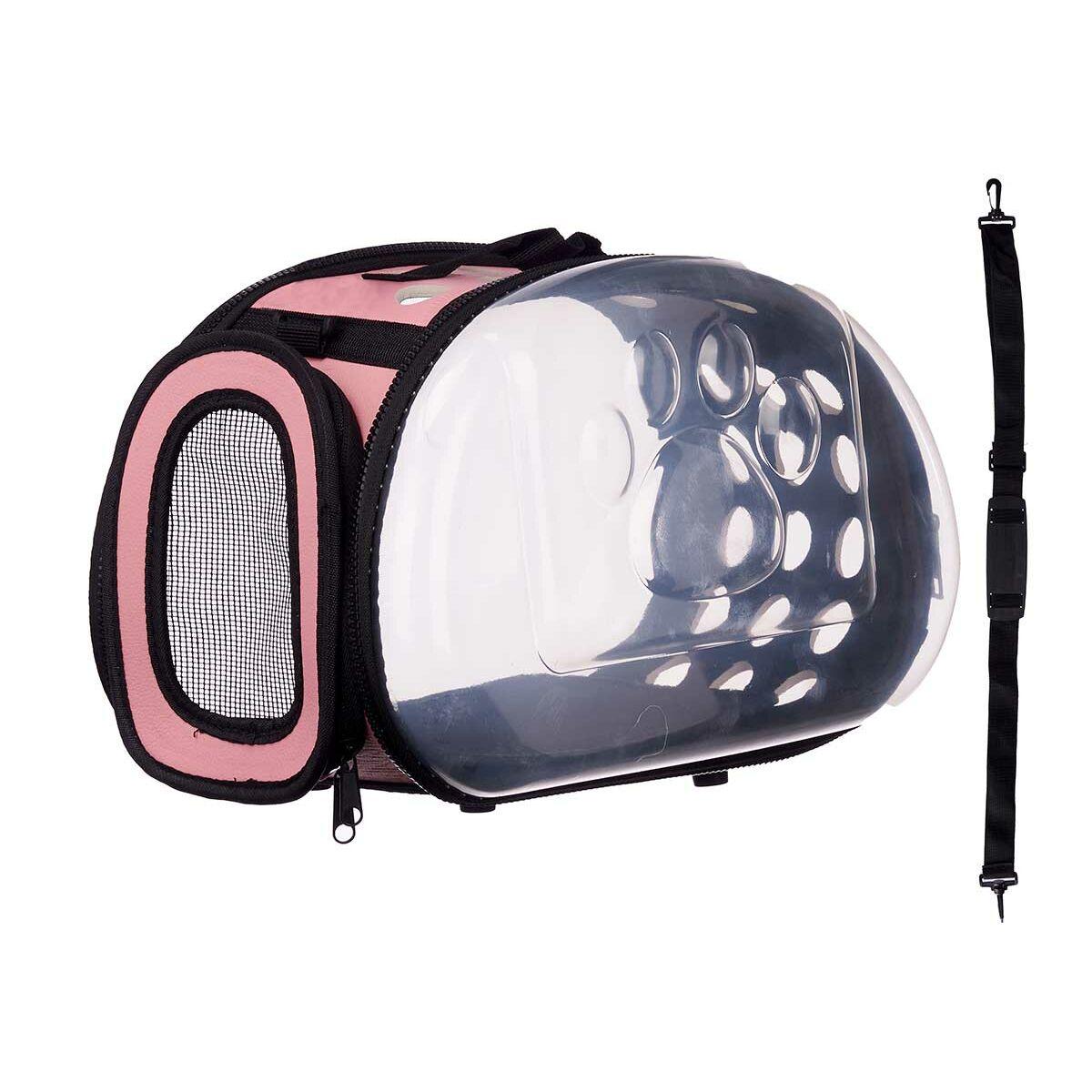 Transportín Mascow 225 Negro Rosa Plástico 37 x 17 x 22 cm (6 Unidades)