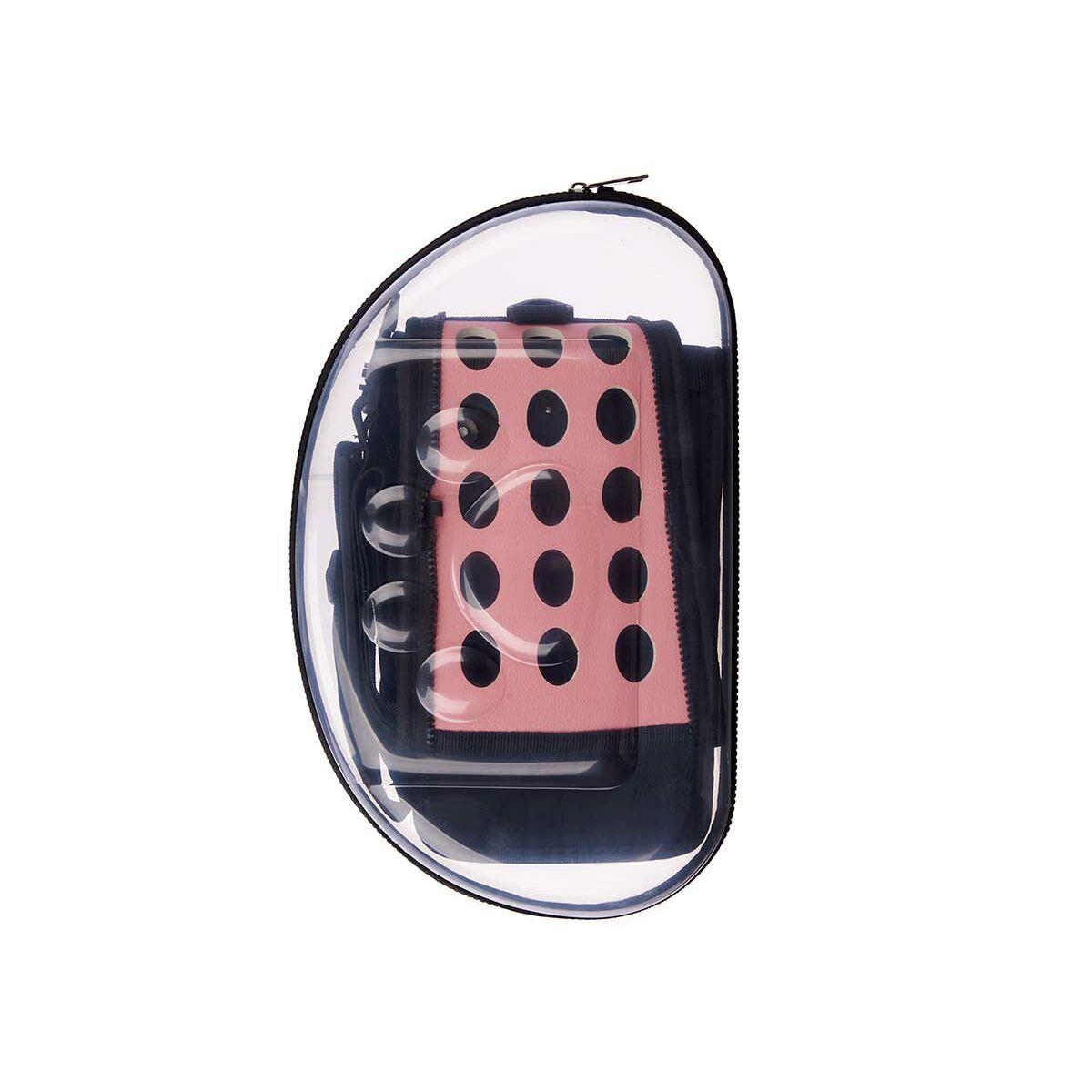 Transportín Mascow 225 Negro Rosa Plástico 37 x 17 x 22 cm (6 Unidades)