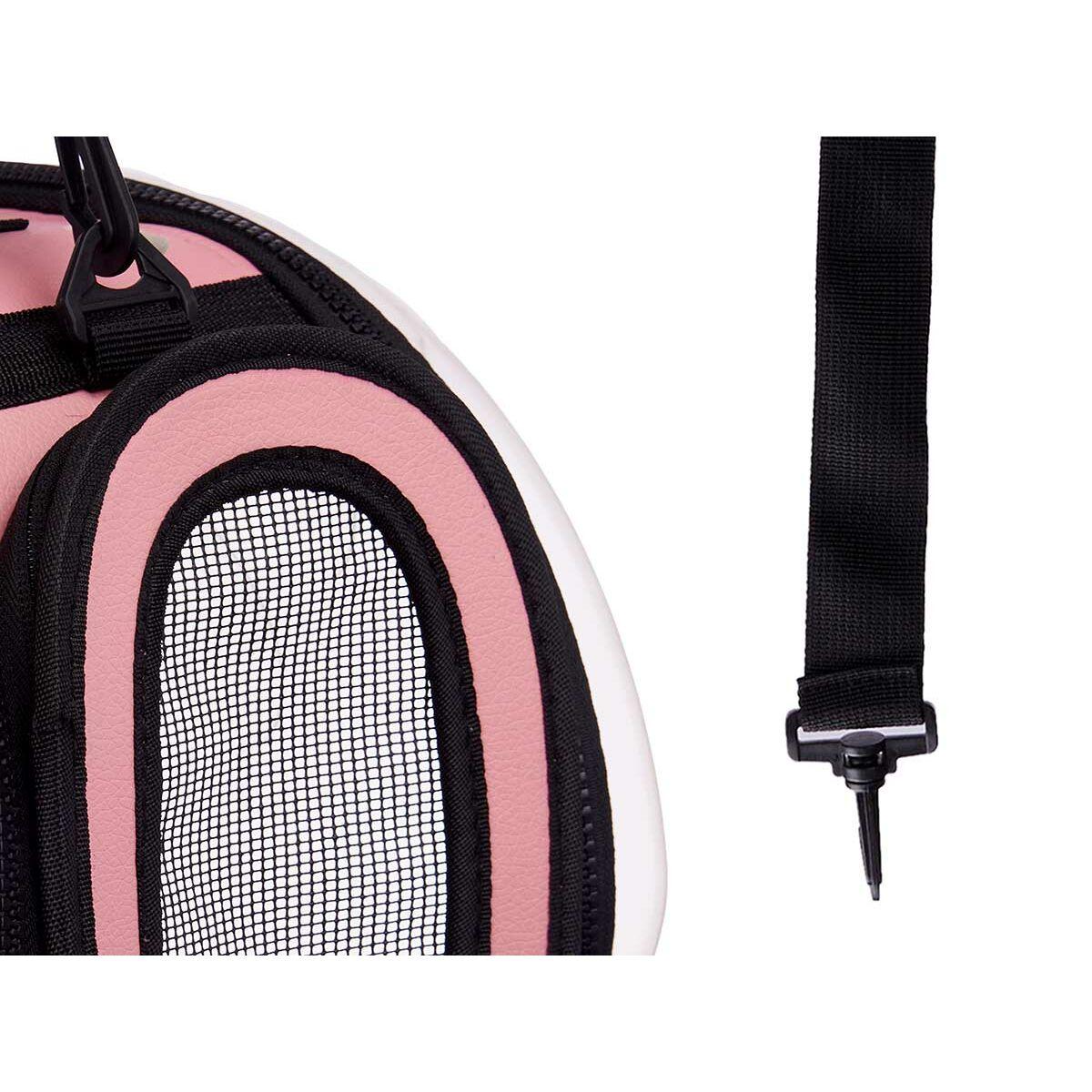 Transportín Mascow 225 Negro Rosa Plástico 37 x 17 x 22 cm (6 Unidades)