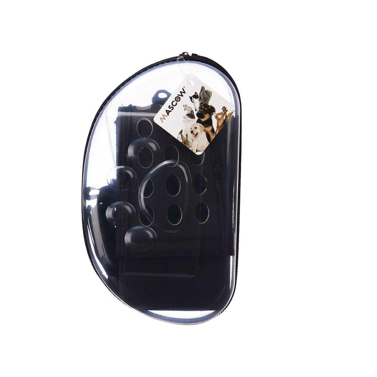 Transportín Mascow 223 Negro Plástico 43 x 20 x 33 cm 37 x 17 x 22 cm (6 Unidades)