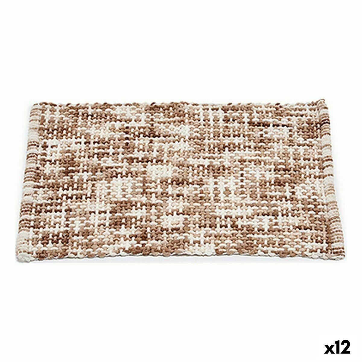 Alfombra de baño Berilo ITEM NO.12 RUGS Beige 50 x 80 cm (12 Unidades)