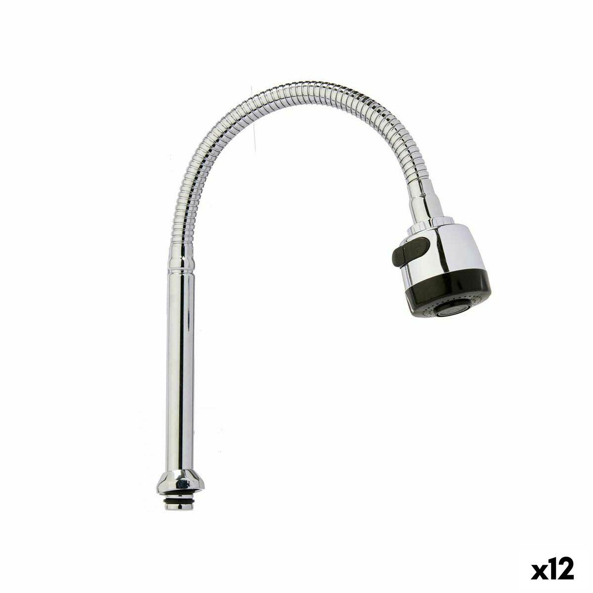 Grifo para Cocina Kinvara 179 Negro Plateado Metal Plástico Extensible Multifunción (12 Unidades)
