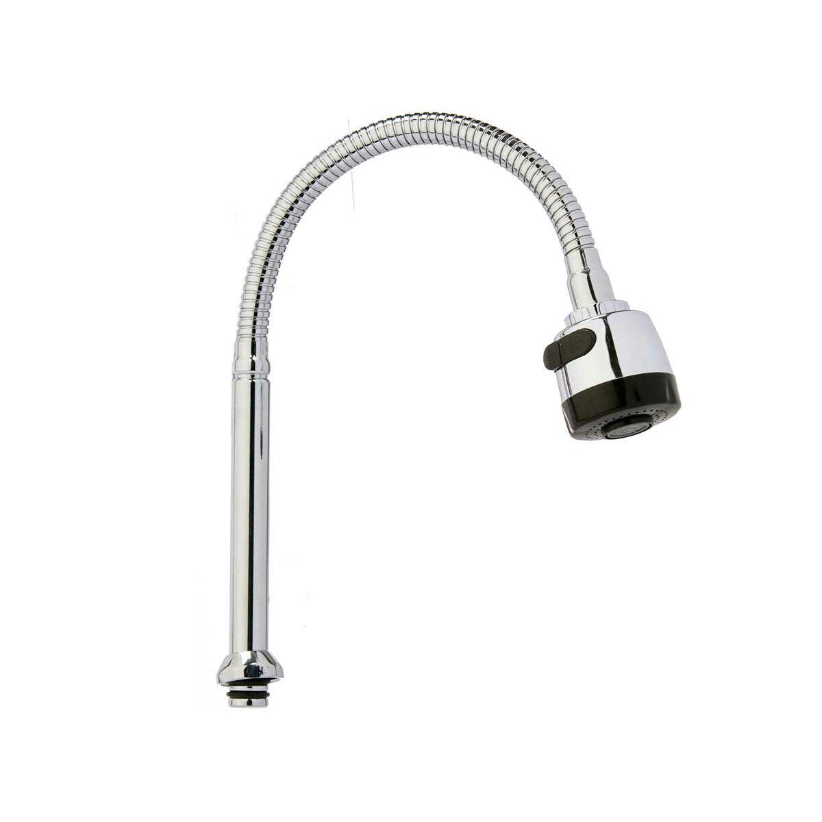 Grifo para Cocina Kinvara 179 Negro Plateado Metal Plástico Extensible Multifunción (12 Unidades)