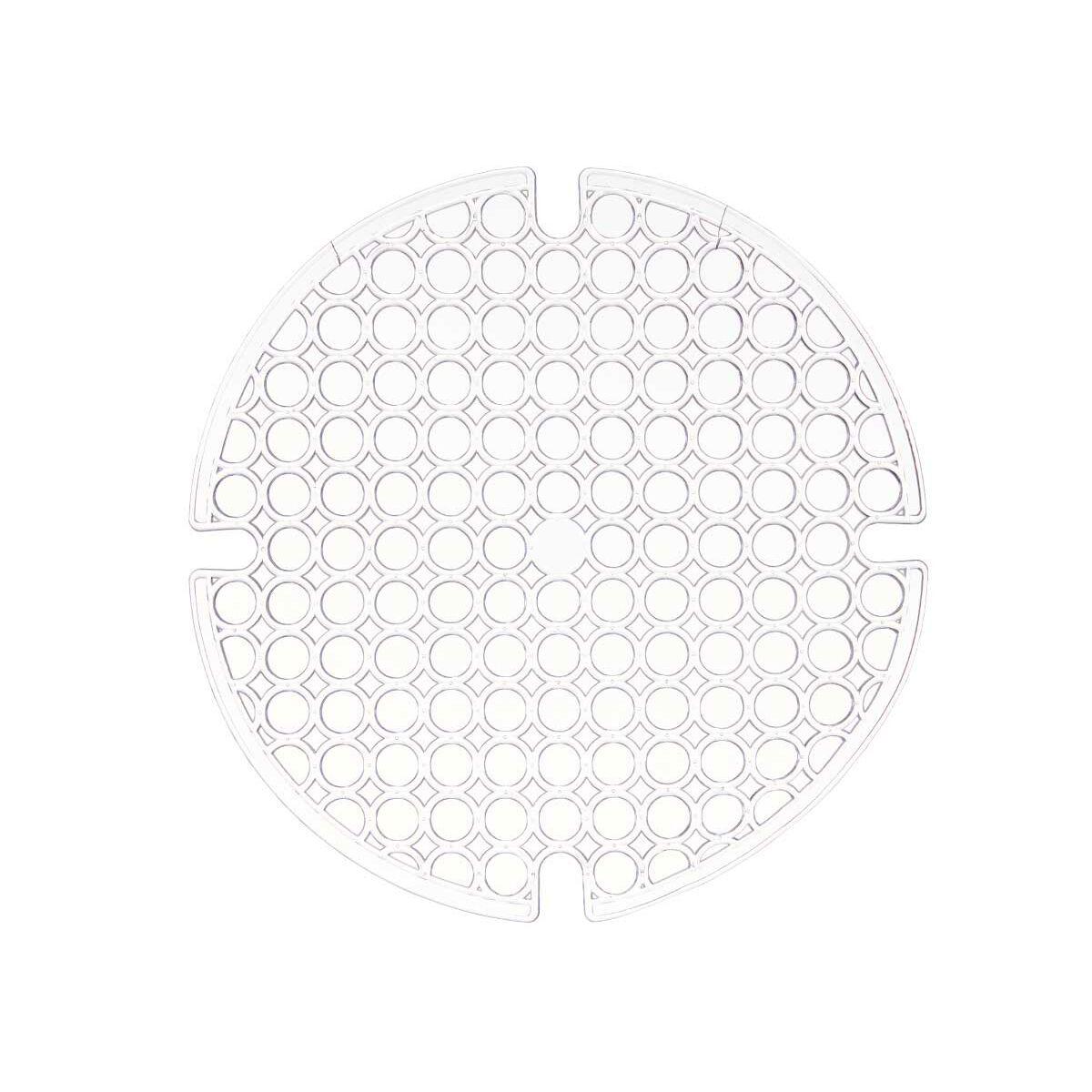 Alfombrilla Antideslizante Kinvara 29100272 Transparente Plástico 29 x 0,1 x 29 cm Fregadero (12 Unidades)