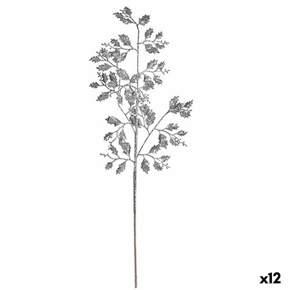 Rama Purpurina Plateado Metal Plástico 41 x 75 x 2,5 cm (12 Unidades)