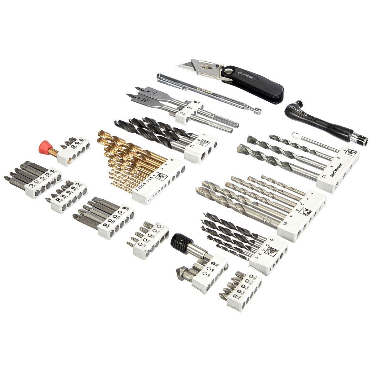 Set de brocas BOSCH 2608P00234 76 Piezas Acero Inoxidable Funda de transporte