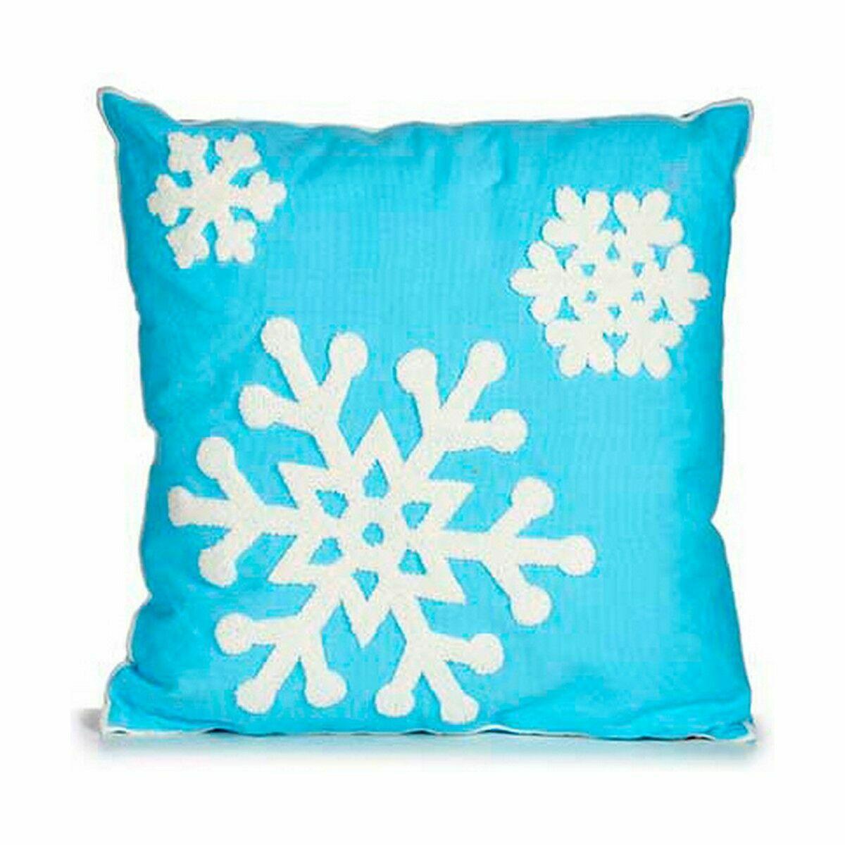 Funda de cojín Copos de nieve 45 x 1 x 45 cm (6 Unidades)