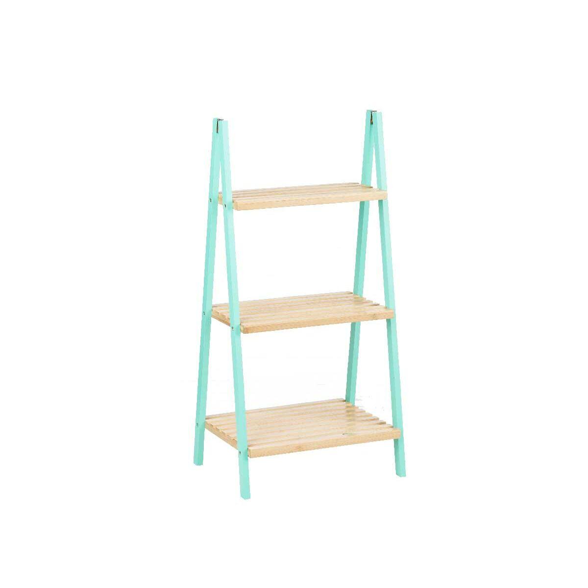 Estantería de Baño Berilo WR5504-3-432 Natural Menta 40,3 x 81,5 x 30 cm