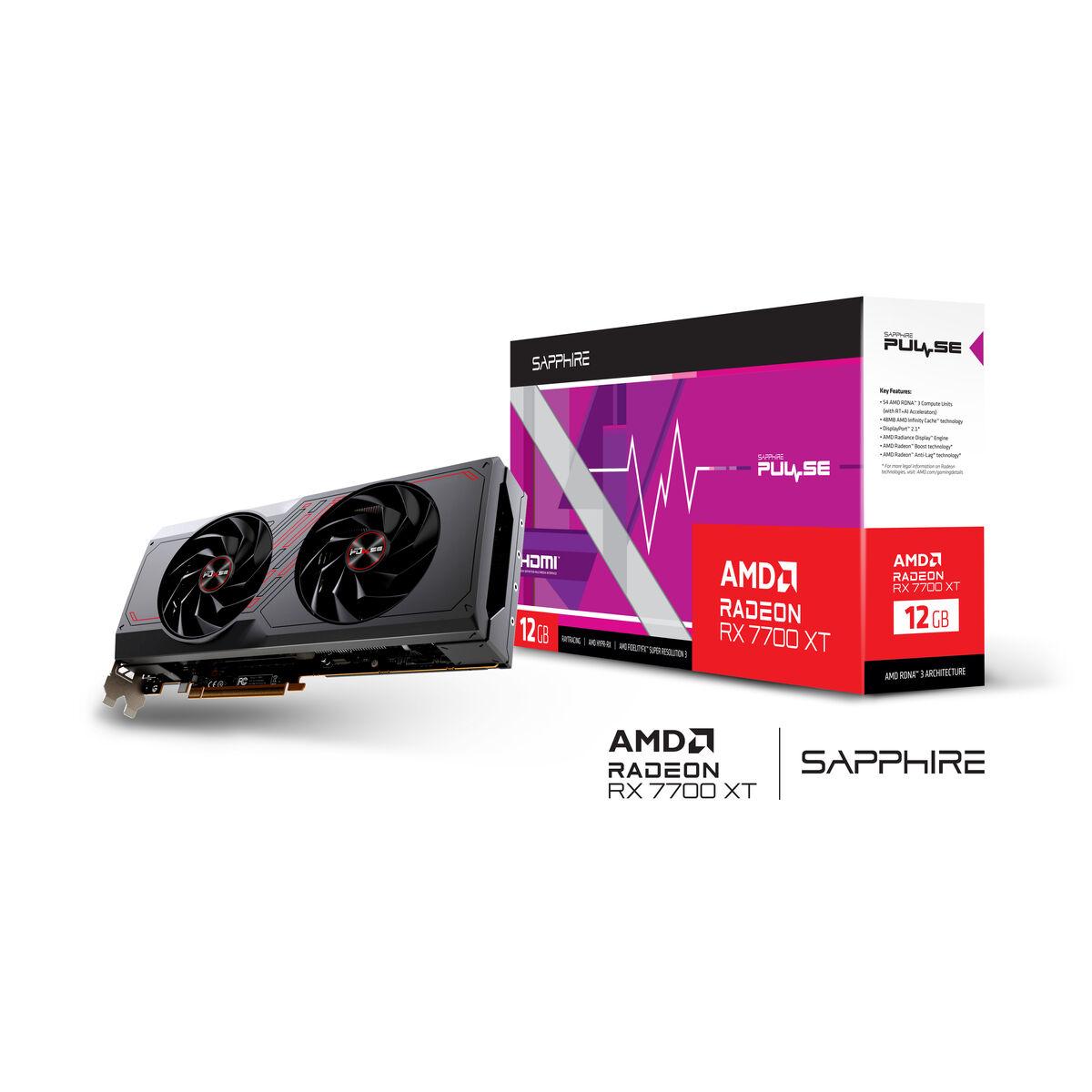 Tarjeta Gráfica Sapphire AMD RADEON RX 7700 XT 12 GB GDDR6