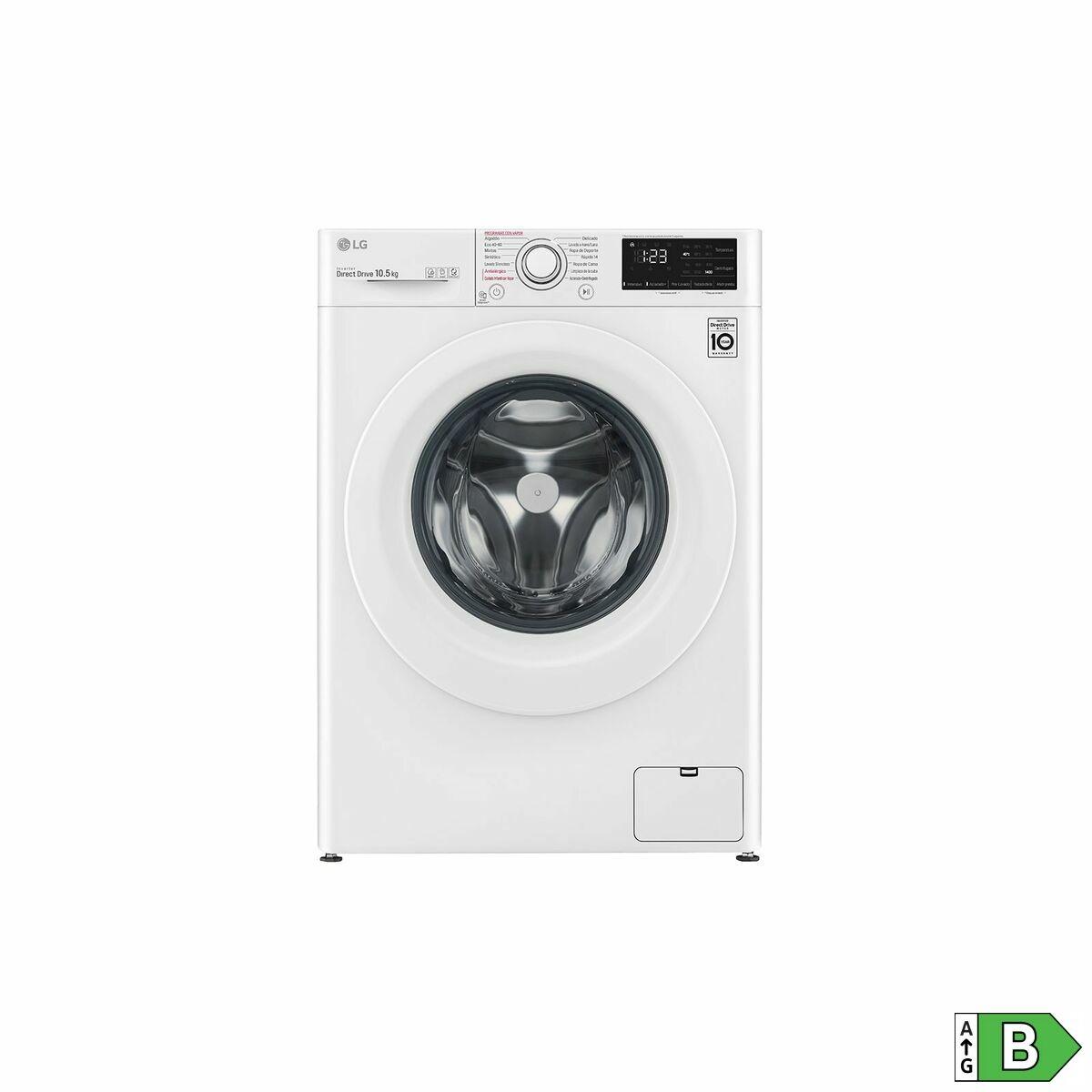 Lavadora LG F4WV3010S3W 1400 rpm 10,5 kg