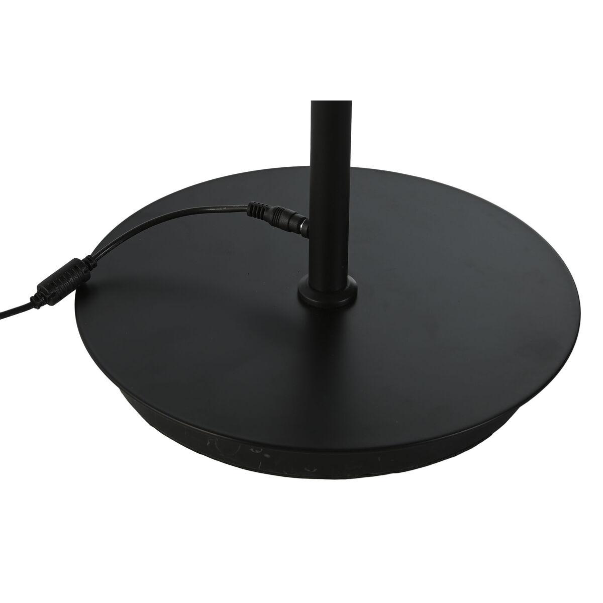 Lámpara de mesa Home ESPRIT Negro Dorado Metal Cristal 35 x 35 x 58 cm