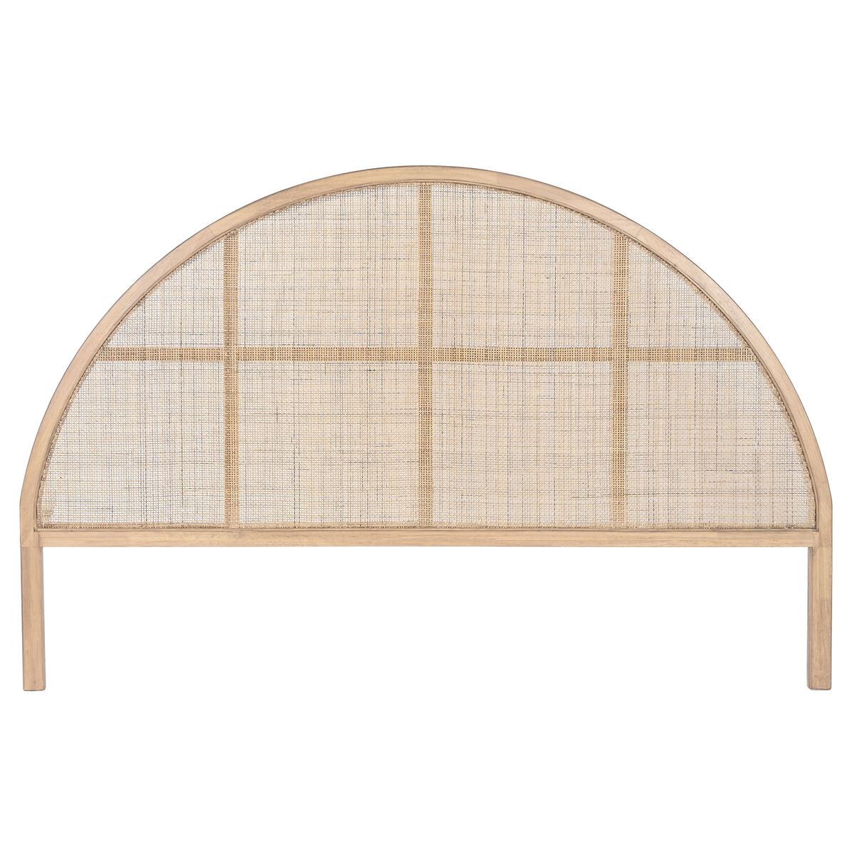 Cabecero de Cama Home ESPRIT Natural Madera de caucho 180 x 3,5 x 120 cm