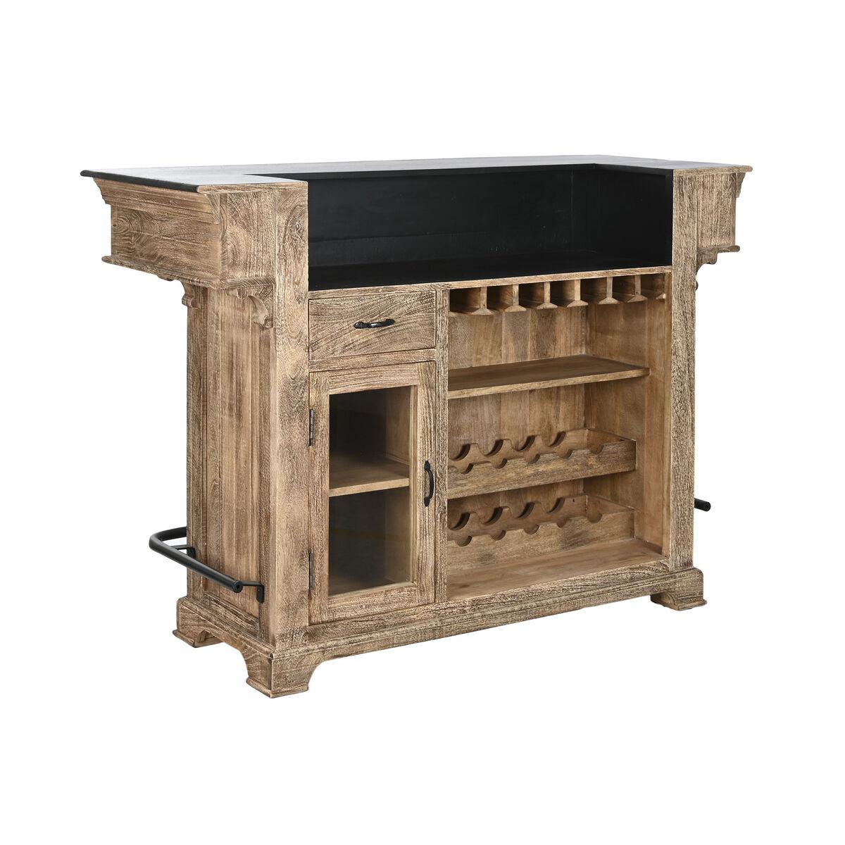 Mueble bar Home ESPRIT Marrón Negro Natural 152 x 61 x 107 cm BAR
