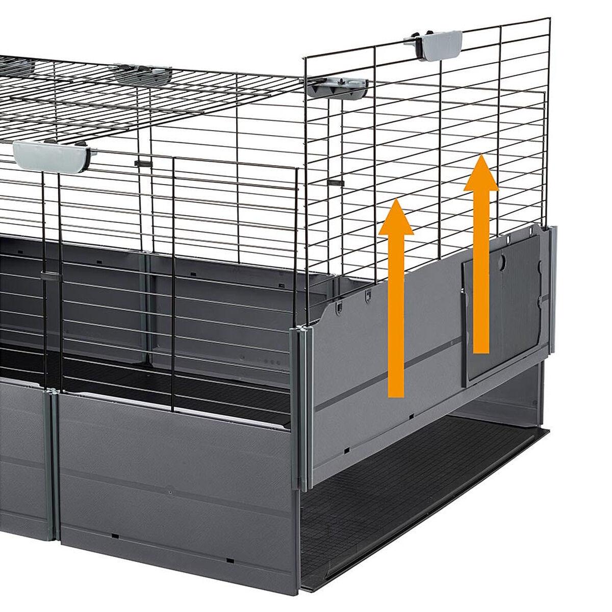 Jaula Ferplast Multipla Double 107,5 x 72 x 96,5 cm Metal Plástico