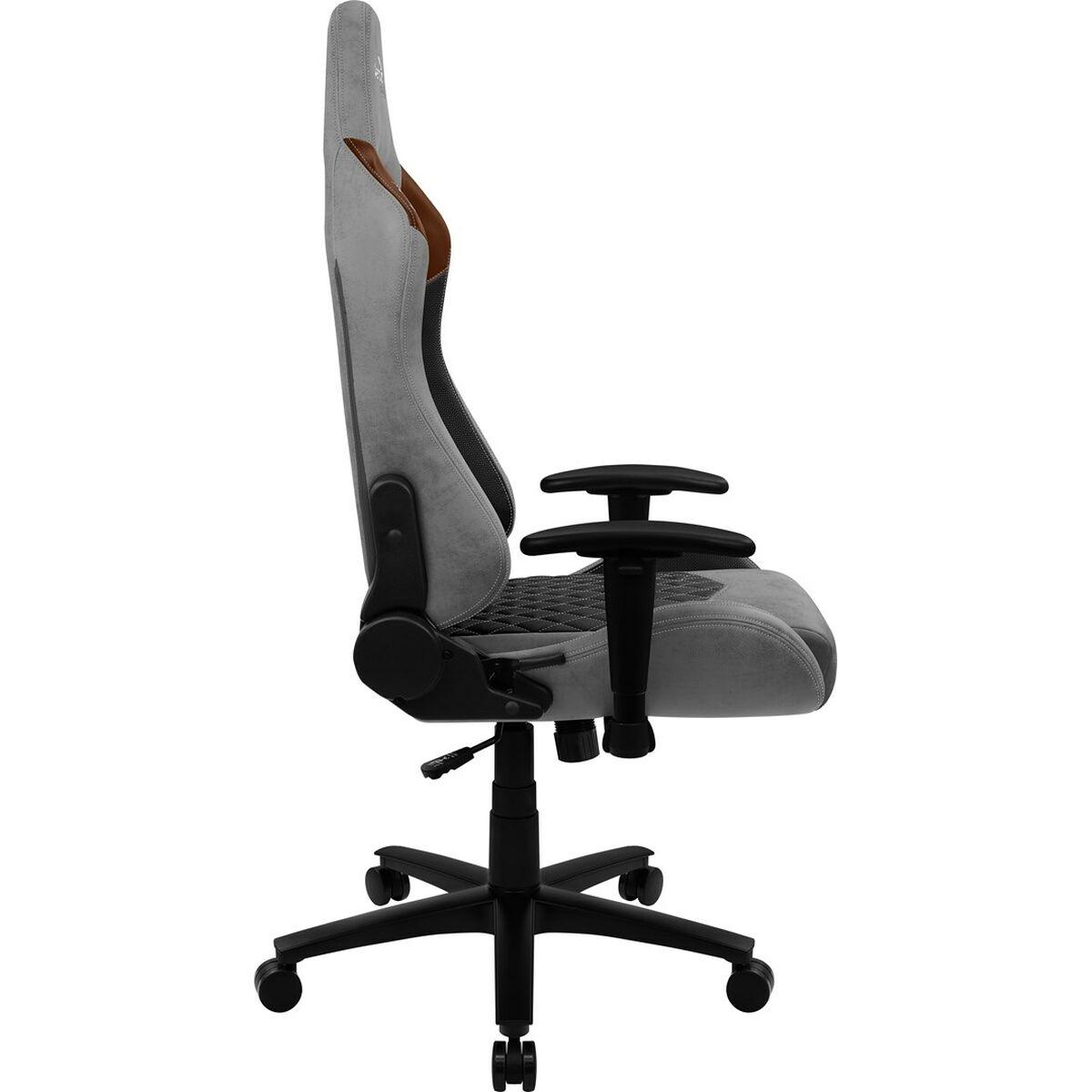 Silla Gaming Aerocool DUKE AeroSuede 180º Negro Gris